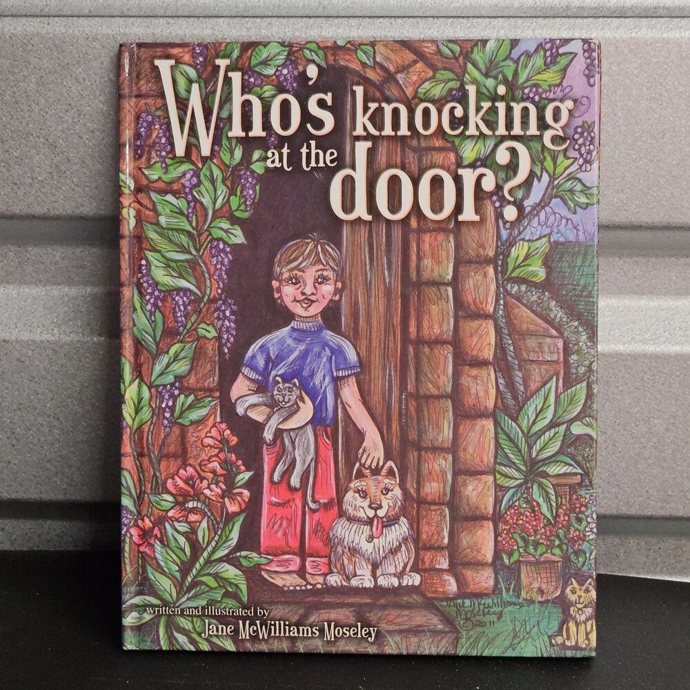 “Who’s Knocking at the Door? Jane McWilliams Moseley HC Children’s Book...